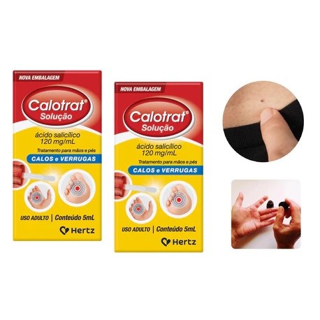 CALOTRAT 5ML - CALOS E VERRUGAS