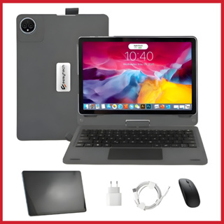 Tablet E19 EasyTech com Teclado e Mouse Android 14 Tela 11” Bateria 8000mAh 12GB RAM 256GB WiFi5 Capa 360° em Oferta na Shopee