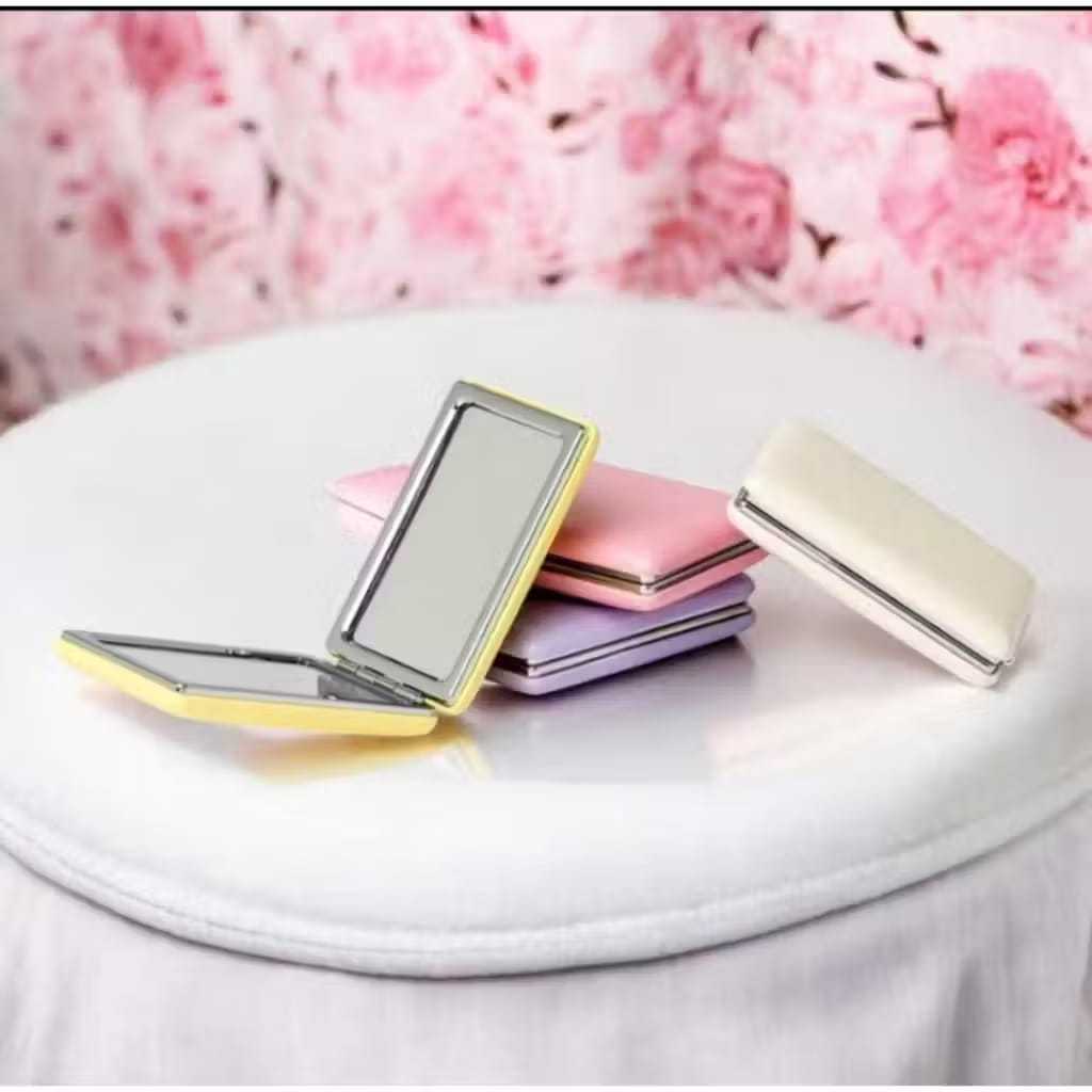 Espelho pequeno Duplo dobrável Espelho de bolsa, bolso, Viajem em Oferta na Shopee