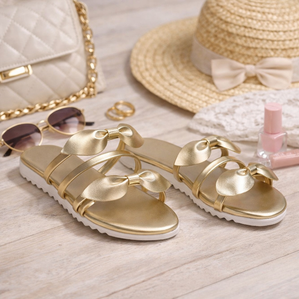 Chinelo Rasteirinha Infantil 2 Laços Sandalia de Menininha Delicado Adolescente Estilosa do 27 ao 32 Lançamento 2026 em Oferta na Shopee