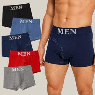 Kit 8,5 ou 3 Cuecas Boxer Microfibra Masculino Adulto Premium Alta Elasticidade em Oferta na Shopee