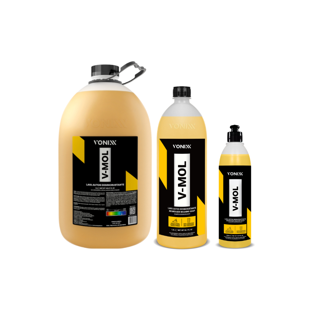 V-mol Vonixx 500ml e 1,5l Shampoo Automotivo Limpeza Pesada Barro — R$ 27,50 em Shopee