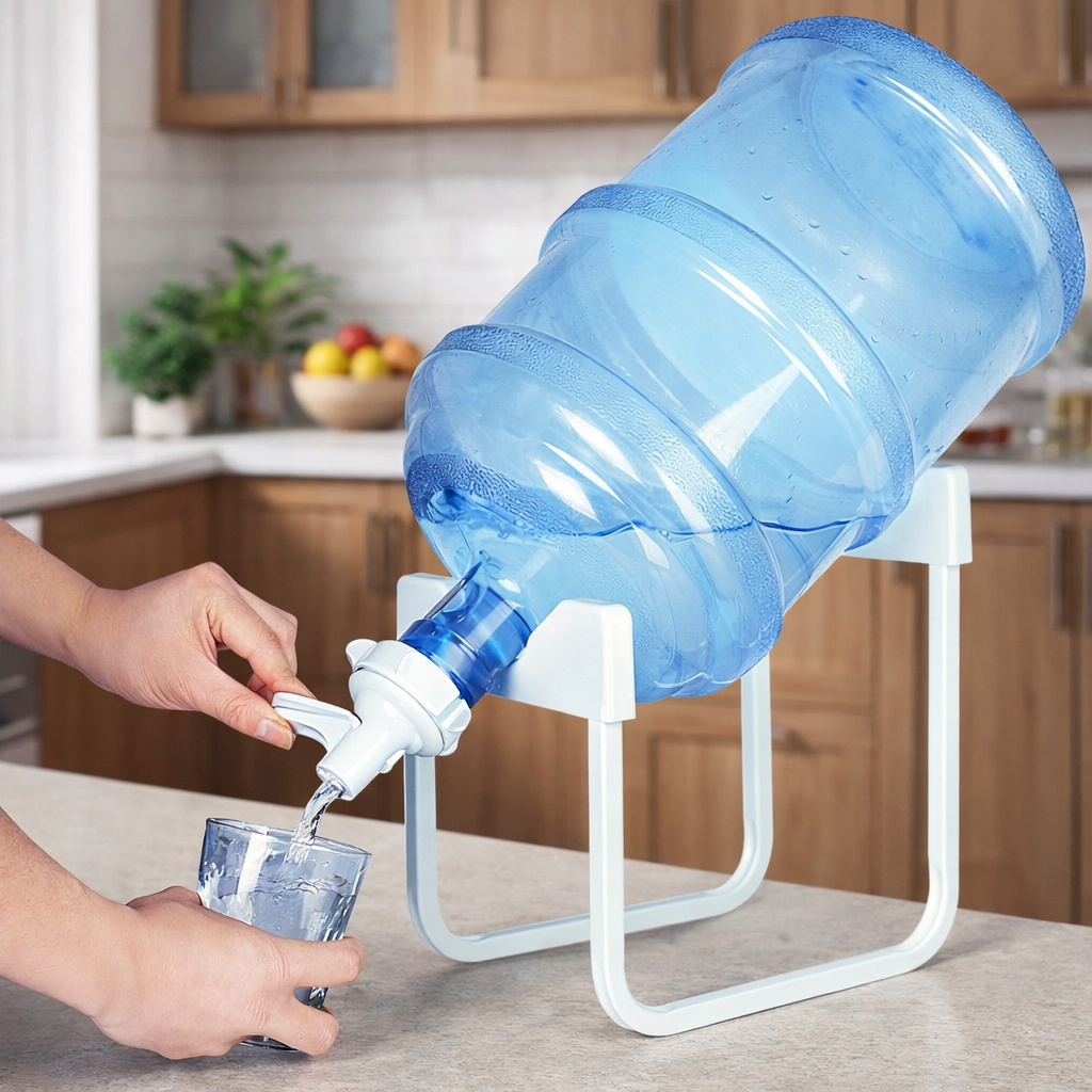 Suporte Para Galão Filtro de Água Removivel Bebedouro De Água Potável 20 Litros Torneira em Oferta na Shopee