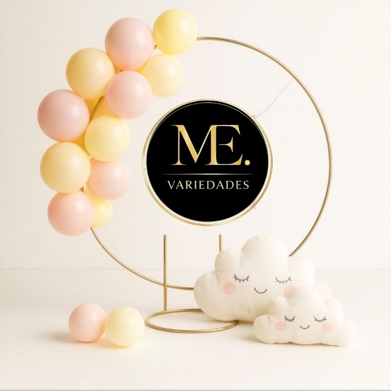 Mini Arco 50x50 de Mesa Redondo Dourado Ideal para Decorações