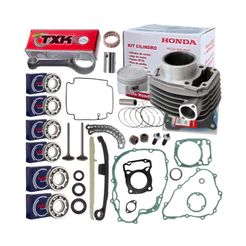 Kit Cilindro Motor Honda Titan 160 Fan 160 Bros 160 Biela TXK Rolamentos Juntas