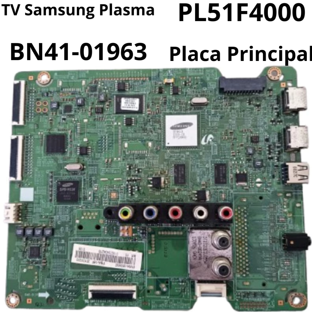 3038 Placa Principal para tv Samsung PLASMA Modelo: PL51F4000