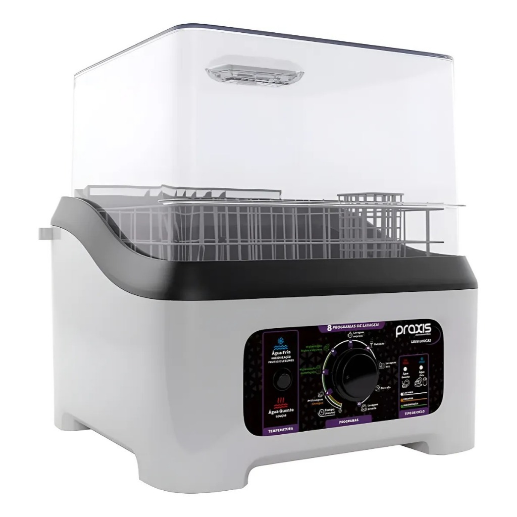 Imagem Lava Louça Portátil Práxis Branco - 127V OU 220V