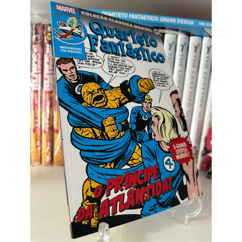 Coleção clássica marvel vol. 11 - quarteto fantástico vol. 2 Principe da atlantida