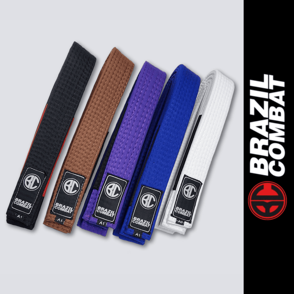Faixa Jiu Jitsu Brazil Combat Bjj Preta / Branca / Azul / Marrom / Roxa Bjj Faixa de Jiu jitsu