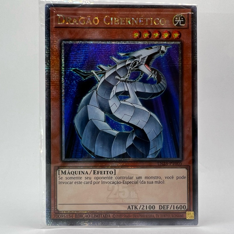 Dragão Cibernético Quarter Century Lacrado Edição Limitada Yugioh!
