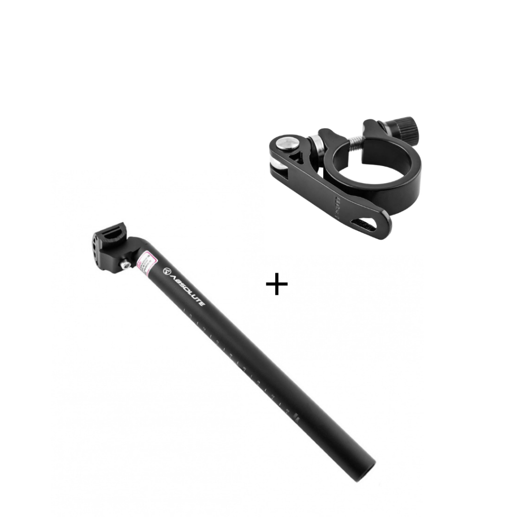 Canote + Abraçadeira do quadro  Absolute 27.2 x 350mm em Oferta na Shopee