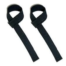 Par de Straps Profissional 100% Algodão Crossfit Musculação em Oferta na Shopee