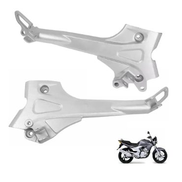 Par Bacalhau Suporte Pedaleira Yamaha Fazer 250 2006 2007 2008 2009 2010