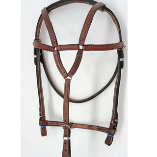 Cabeçada arranha couro cavalo motaria vaquejada em Oferta na Shopee