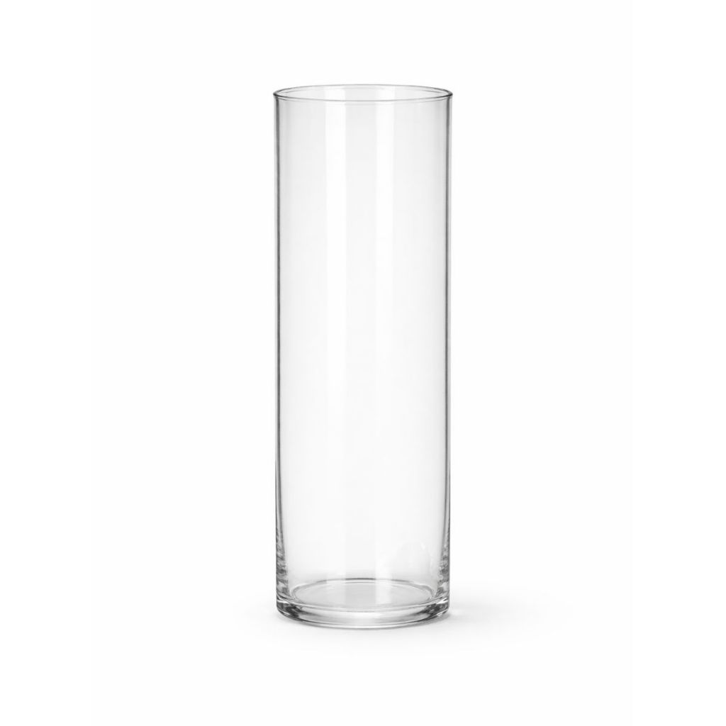 Vaso Tubo Vidro Cilindrico Transparente Arranjo Flor Grande Decoração