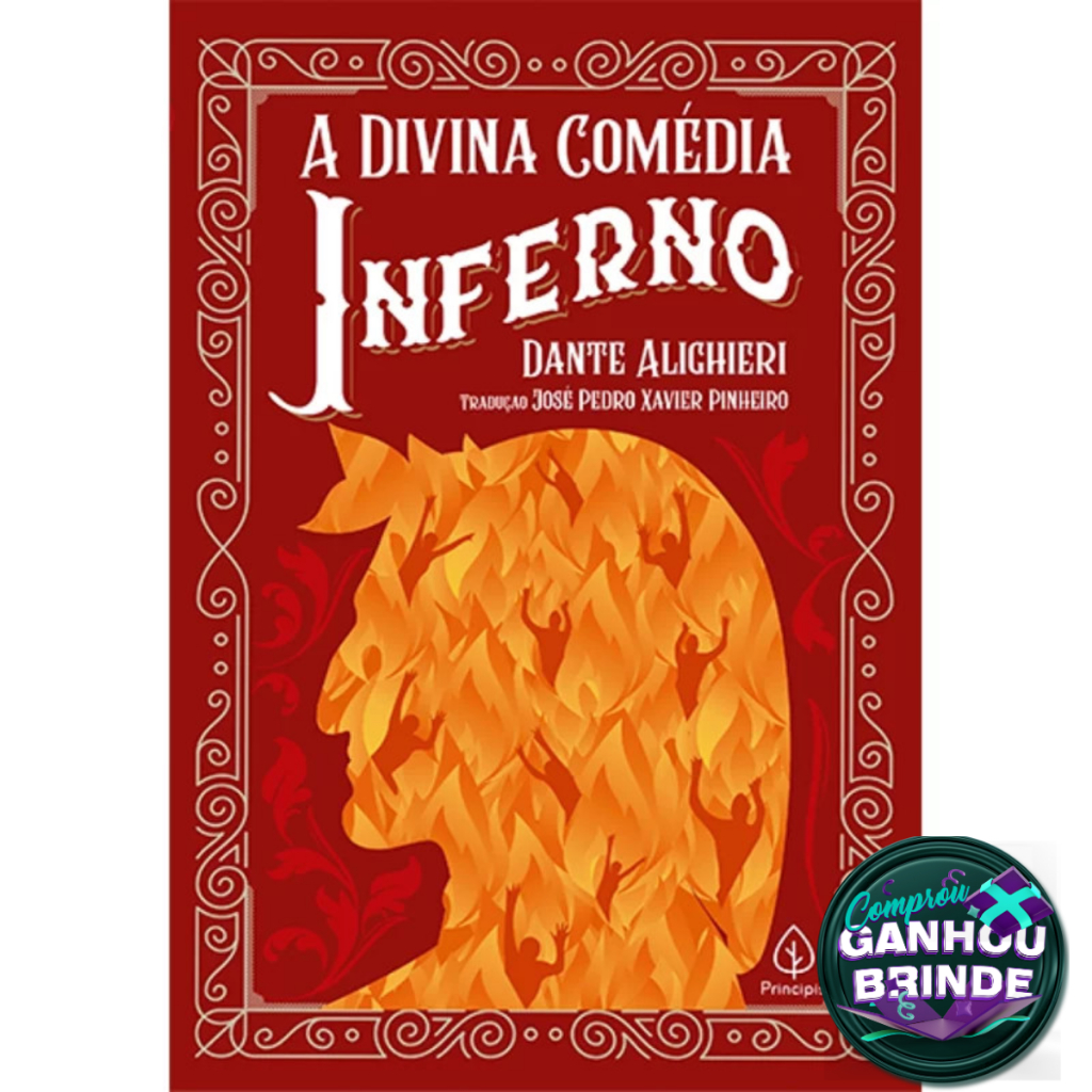 Livro A Divina Comédia - Inferno Dante Alighieri Principis