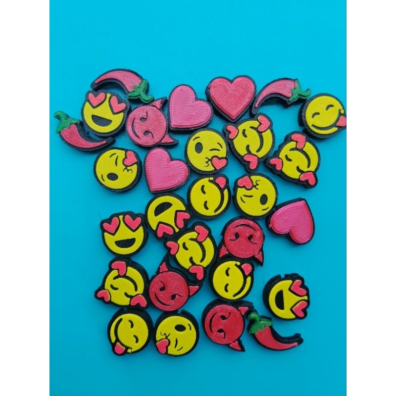EMOJIS PASSANTES PLÁSTICO 14mm LUXO PARA LINGERIE OU ARTESANATO KIT 25/50/100  Pçs- Monte seu kit em Oferta na Shopee