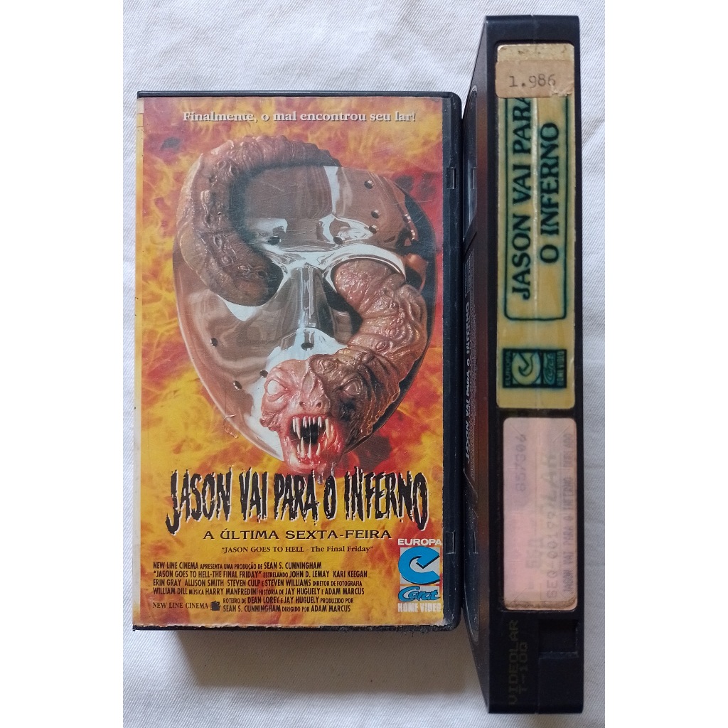 VHS Jason vai para o Inferno (dublado)