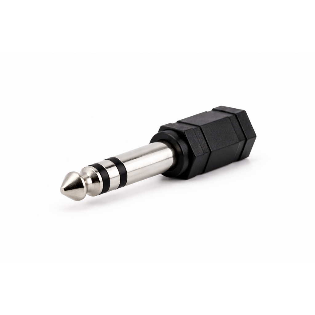 Adaptador P10 Macho Estério para P2 Fêmea Original Adaptador De Microfone P10 Para Fone Amplificador P2