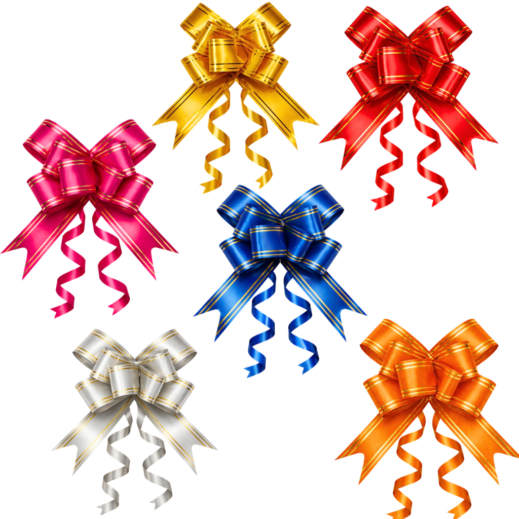 Kit 200 Laço Fácil Mágico Grande Para Presente Lacinho Pronto Fita Colorido Várias Cores e Tamanhos em Oferta na Shopee