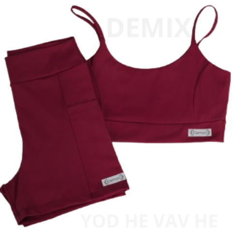 Conjunto fitness poliamida premium zero transparência confortável estiloso e resistente em Oferta na Shopee