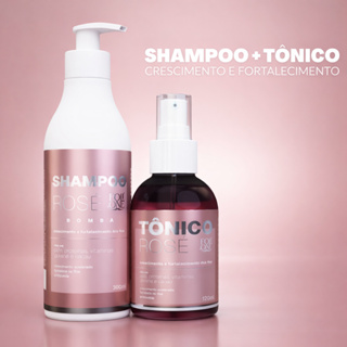 Kit Shampoo Bomba De Crescimento Capilar + Tônico Crescer Cabelo em Oferta na Shopee