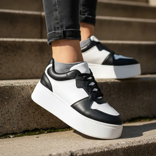 Tênis Feminino Tenehi Moda Casual Confortavel Sola Alta Plataforma em Oferta na Shopee