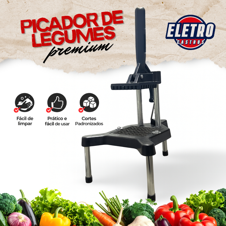 Picador Batata Palito Legumes Cortador Industrial