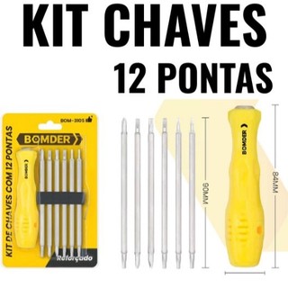 Chaves Com 12 Pontas Kit De Chaves Com 12 Pontas Em Aço Bomvink Bom 3105