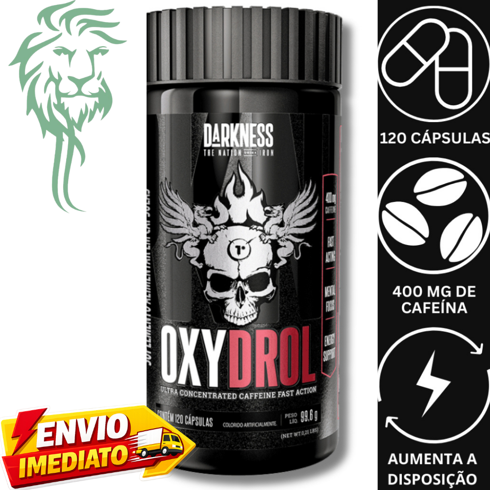 TERMOGÊNICO OXYDROL 120 CAPSULAS - DARKNESS