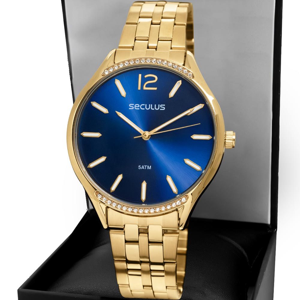 Relógio Seculus Feminino 77250LPSVDS2 em Oferta na Shopee