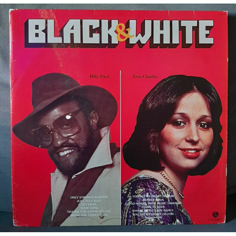LP Vinil Billy Paul e Tina Charles. Black & White