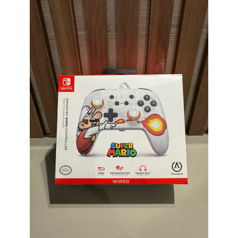 Controle PRO Original Nintendo Switch, Edição Limitada Super Mario Fireball, Colecionável com fio, importado dos EUA