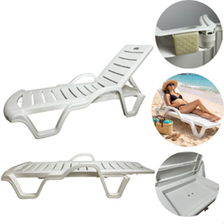Espreguiçadeira Plástica Plasnew Resistente P/ Piscina Jardim Praia Verão Área de Lazer em Oferta na Shopee