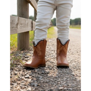 Bota Infantil Texana Cano Alto FARMFUN Sapatinho Caipira Country Baby Unissex Envio Rápido em Oferta na Shopee