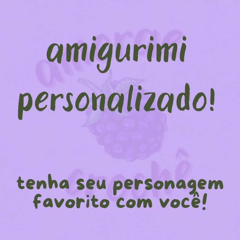 Amigurumi Personalizado - Sob Encomenda em Oferta na Shopee
