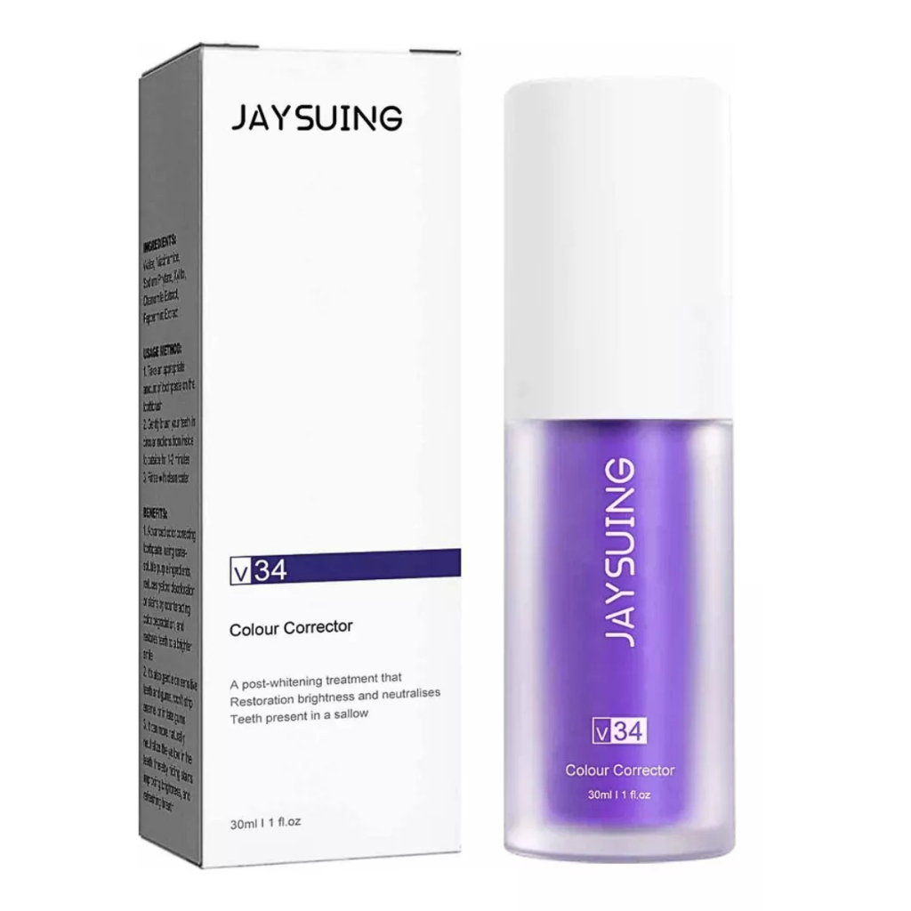 Pasta de Dentes Violeta Creme Dental Roxo Jaysuing v34