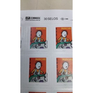 Cartela de 30 selos manicure de R$ 1,00 em Oferta na Shopee