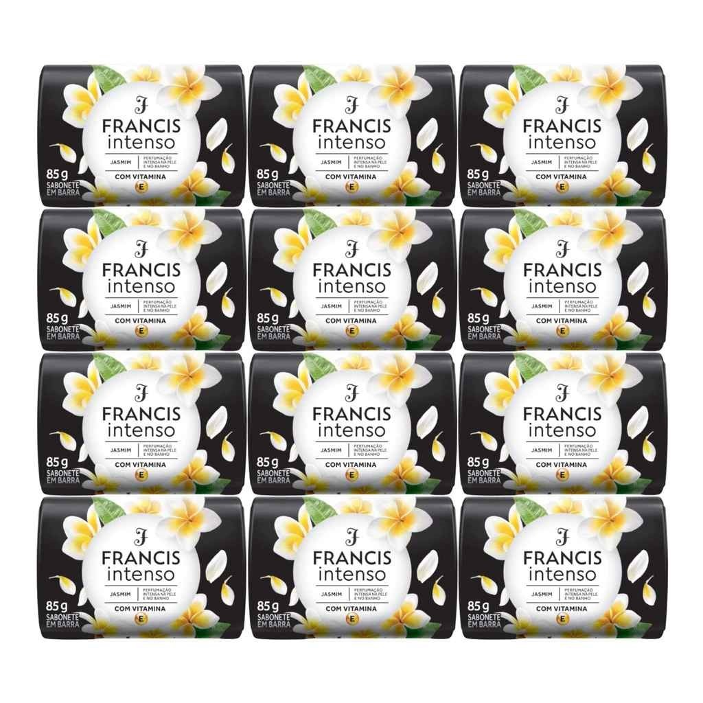 SABONETE FRANCIS SUAVE JASMIM 85GR  PCT C/12