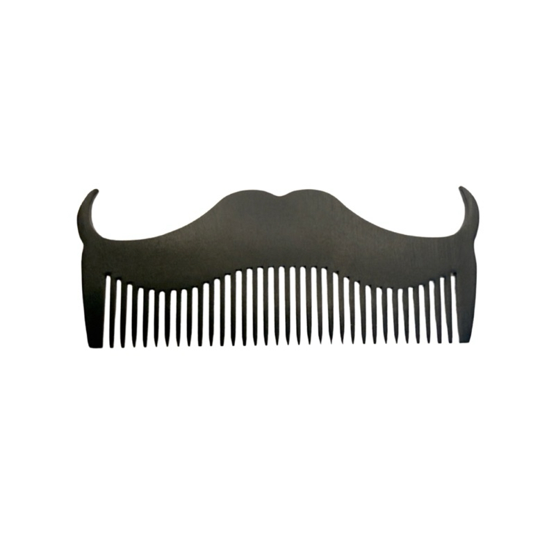 Pente de Barba e Bigode Modelo Bigode Profissional Masculino Para Alinhar Estilizar Barbeiro