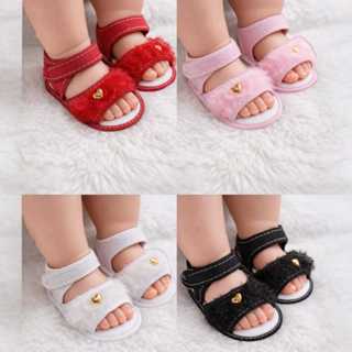 Sandália PELÚCIA Para Bebes Menina Coração Pelinho Confortável Fofinha em Oferta na Shopee