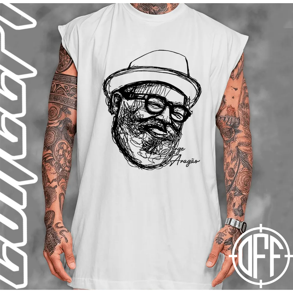 Camisa Regata Oversized Machão Jorge Aragão Carnaval 2026 Sambista Desfile Escola de Samba OffConcept em Oferta na Shopee