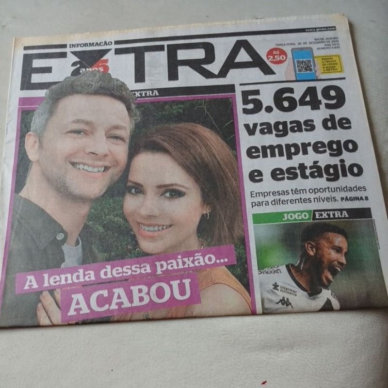 jornal extra Sandy ana castela mioto Paula Fernandes Ronaldo Marlon Teixeira lucas Lima crise na saúde
