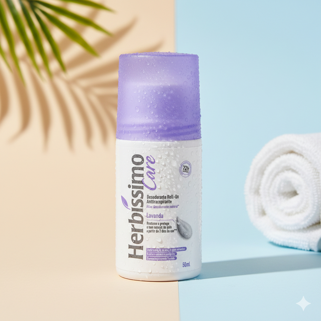 Desodorante Antitranspirante Roll-On Herbíssimo Lavanda 50Ml em Oferta na Shopee