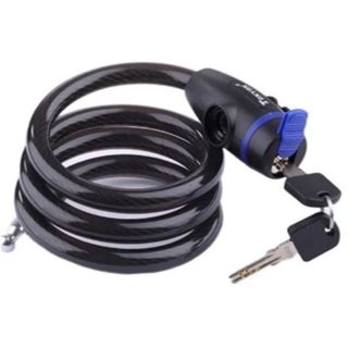 Trava Cadeado Cabo De Aço Carro Moto Estepe Bicicleta 120cmx1,1cm modelo fino em Oferta na Shopee