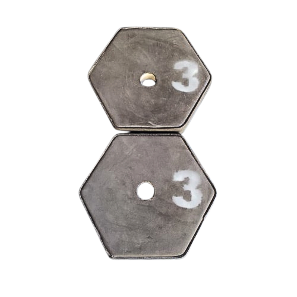 Kit musculação, Kit 1 - 2 Unidades 3kg - Kit 2 - 4 Unidades / Peso para Musculação - Anilhas de 3kg