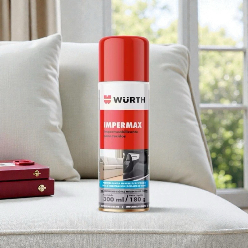 IMPERMAX IMPERMEABILIZANTE PARA TECIDOS, SOFÁS E BANCOS Wurth 300ML