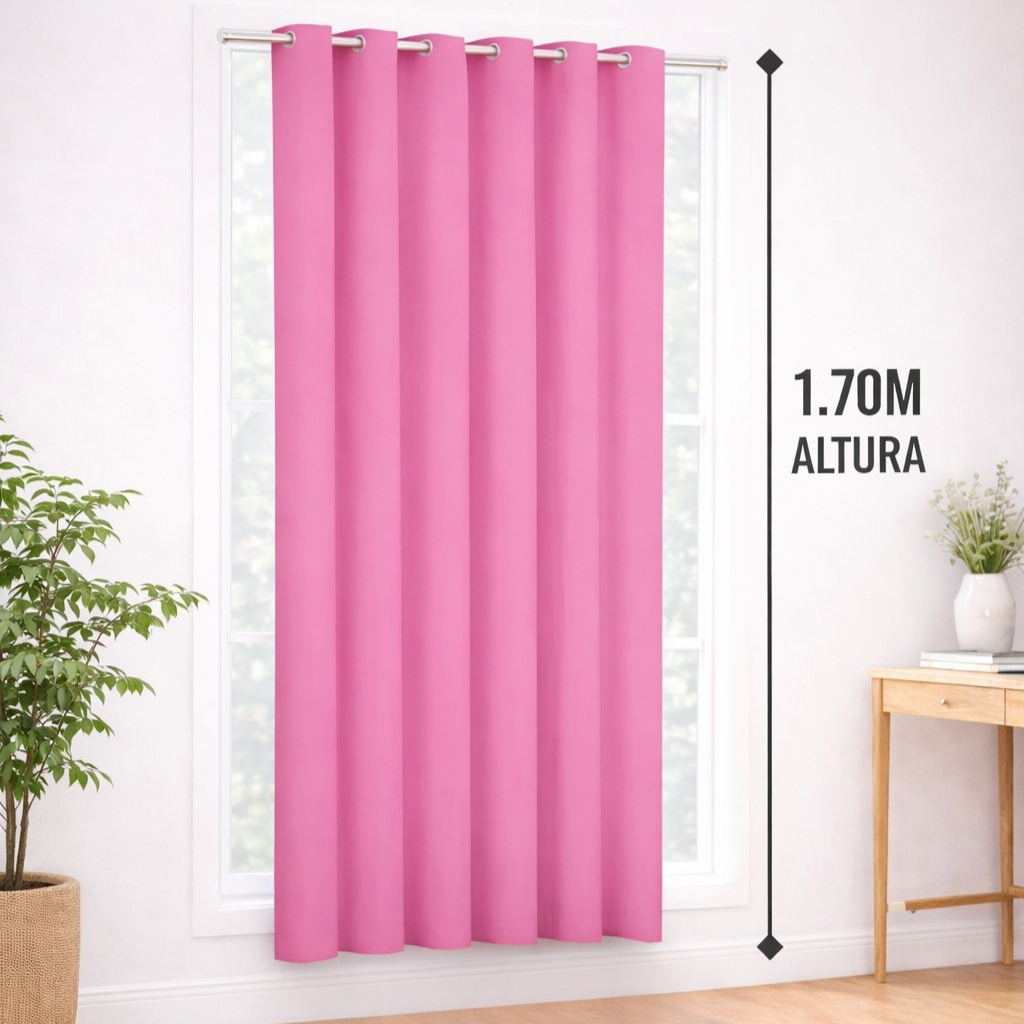 Cortina Roma Para Cozinha,Janelas,Quartos e Sala  1m X 1,70m  - Roma