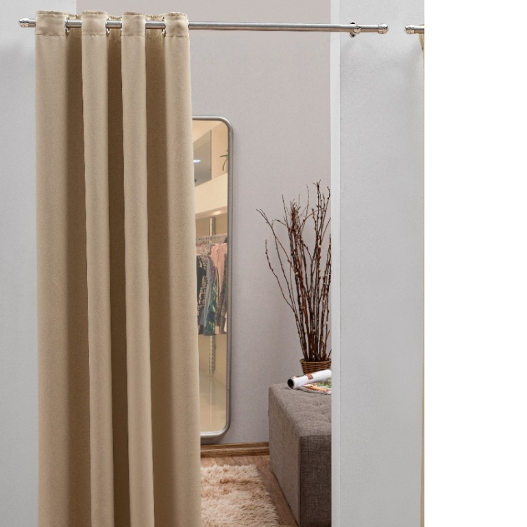 Cortina Para Provador De Roupas Blackout  - 1 40  x 2 00 - (largura x altura) Folha única