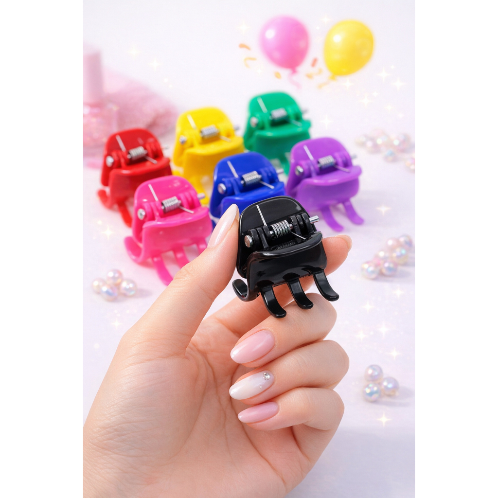 Kit 12 Piranha Presilha Plástica Prender Prendedor Cabelo Tridente - Pequena Coloridas em Oferta na Shopee